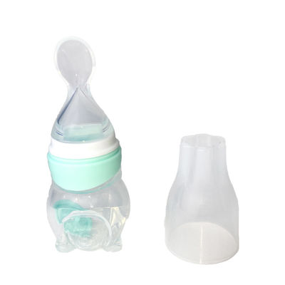 خرید شیر دندون سیلیکونی قابل حمل و قابل استفاده مجدد بدون BPA تغذیه کودک با شیشه بزرگ online manufacture