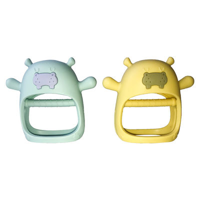 خرید دندان سیلیکونی کودک سفارشی Hippo Never Drop Diy Handmade Bpa Free online manufacture