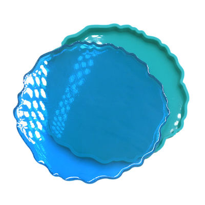 خرید زیر لیوانی رزین اپوکسی شکل نامنظم قالب رزین سیلیکونی انعطاف پذیر online manufacture