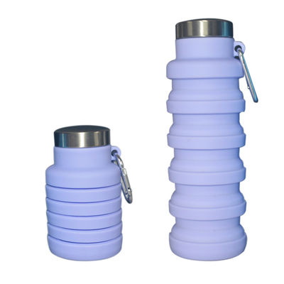 خرید High Quality Eco-friendly Sports 335ml Silicone Collapsible Water Bottle online manufacture