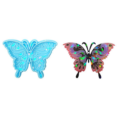 خرید قالب سیلیکونی هولوگرافیک 3D با دوام بالا برای MHC رزین هنر تزئینات کلیدواژه های پروانه online manufacture