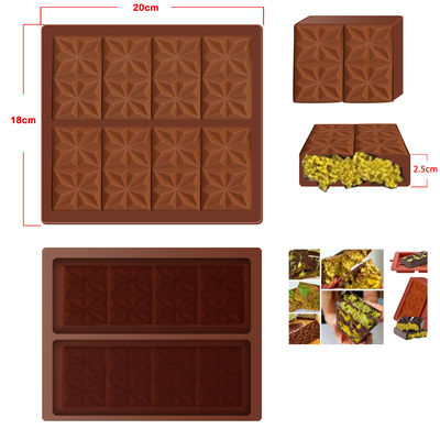 خرید MHC Custom Deep Small Dubai شکلات سیلیکون قالب, شکلات بار سیلیکون قالب online manufacture