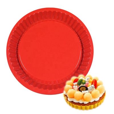 تابه پیتزا لاستیک سیلیکونی ایمن مایکروویو نچسب 4 تا 9 اینچی درجه غذا