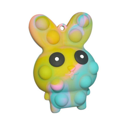 Easter Egg Bunny Pop It Toy , Pinch Eye Bouncing Soft Silicone Pop It Toy
