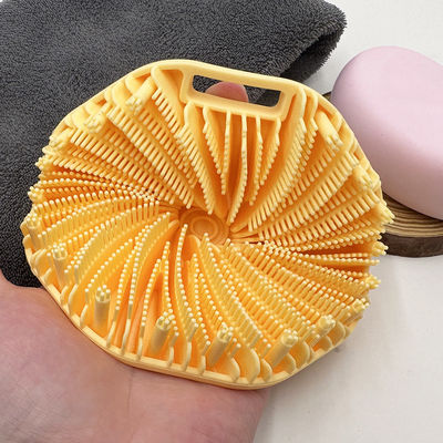 MHC نرم مربع سیلیکون Exfoliator Scrubber بدن برای زنان و مردان مجموعه ضد میکروبی