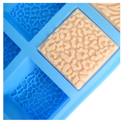 MHC کیفیت بالا سفارشی مواد غذایی درجه 3d دست ساخته مستطیل سیلیکون صابون قالب